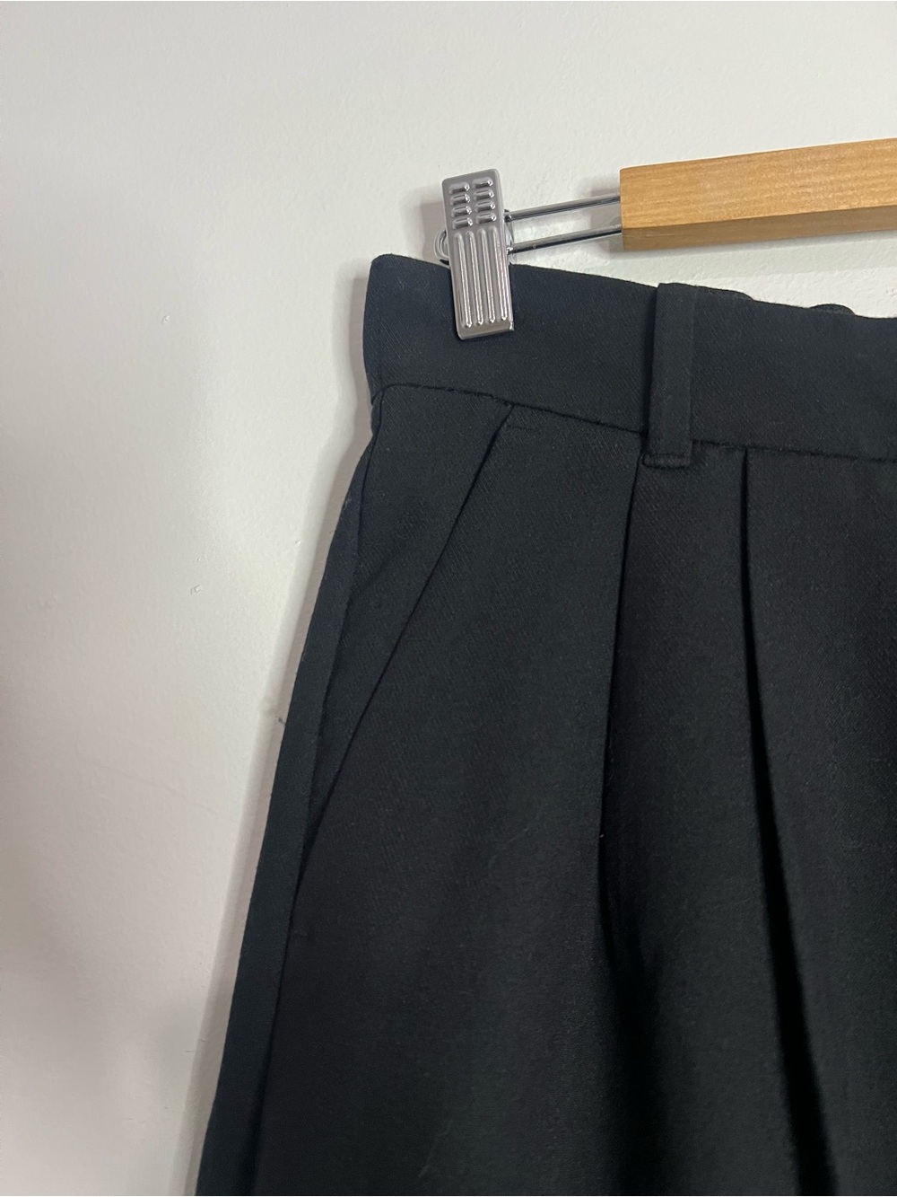Abercrombie & fitch Sloane Classic Black Wide-Leg Women's Pants size 10/30 - Picture 5 of 7